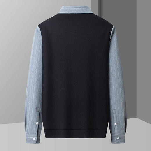 【含绵羊毛+加绒加厚】圣得西假两件毛衫冬款针织衫毛衣2362950736 商品图4