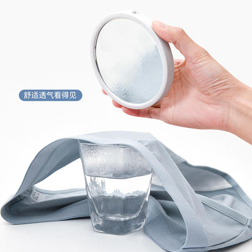 洁丽雅4条装中腰纯棉女士内裤薄款亲肤简约双层纯棉内裆内裤女 商品图4