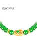 GAONAS 925银合成锆石手链 葫芦花生绿珠手串10294SG 商品缩略图2