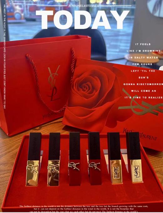 YSL圣罗兰限定浮雕口红六件套 商品图1