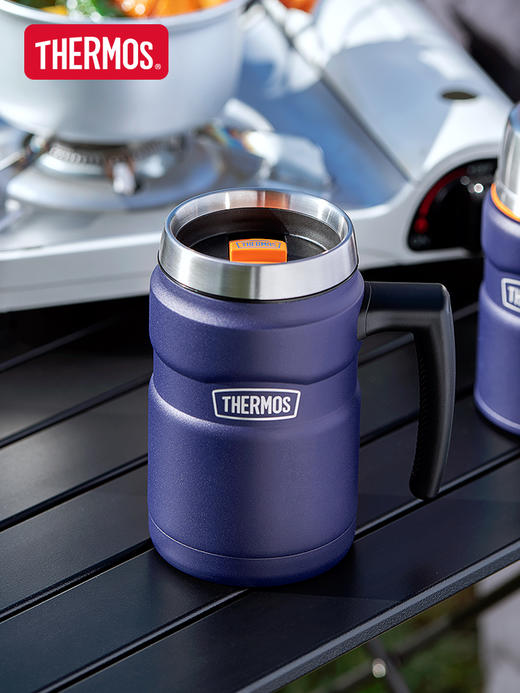 膳魔师不锈钢保温杯壶办公复古随行杯TSK2户外露营系列保温焖烧杯 商品图5