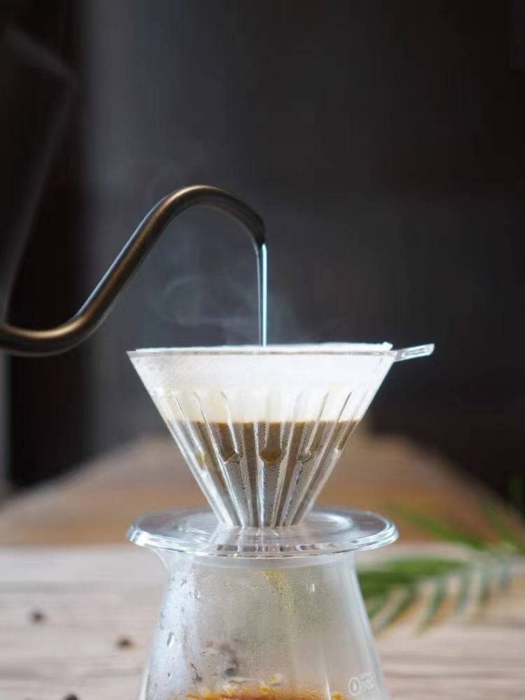 泰摩 冰瞳手冲v60滤杯 滴滤式过滤器 家用咖啡壶器具套装 送滤纸
