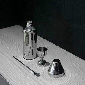 奢蒂镜钢调酒器套装 RESONG日诵家居 雪克杯搅拌更量杯