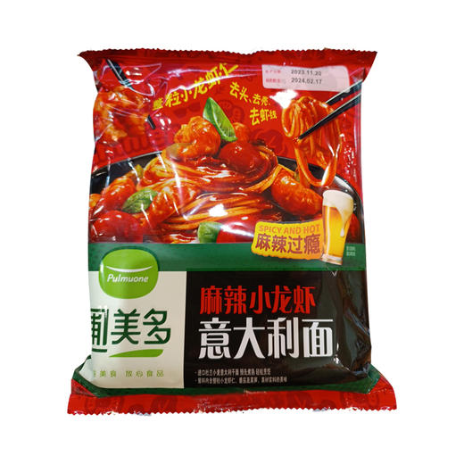圃美多麻辣小龙虾意面310g 商品图0