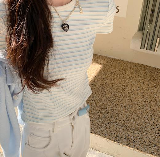 <曾小咸推荐>  条纹短袖 商品图0