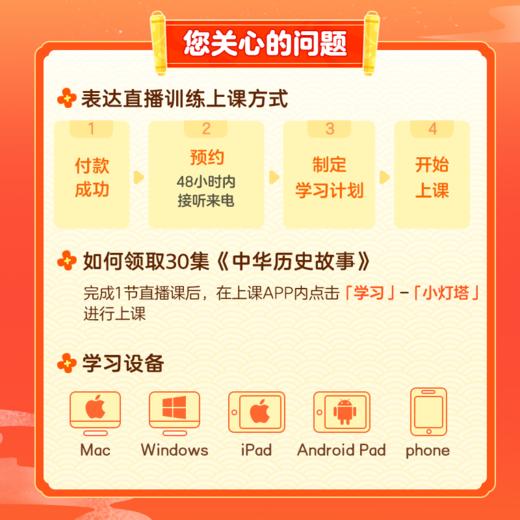 【鱼sir】-豌豆表达1节小班直播课（完课赠送30节历史故事）-限新用户 商品图1