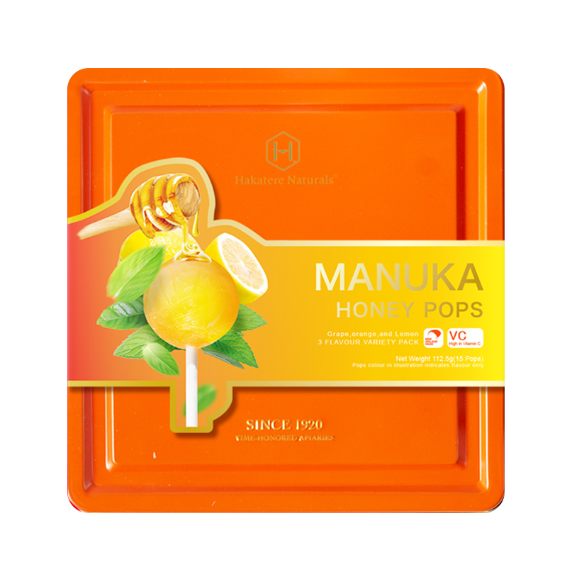 荷塔威-UMF10+麦卢卡蜂蜜棒棒糖（柠檬味）7g*25支