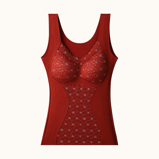 秋冬加厚加绒【7A打底保暖内衣】科技保暖新时代 自带胸垫免穿文胸 防寒内衣 保暖背心女士 商品图5