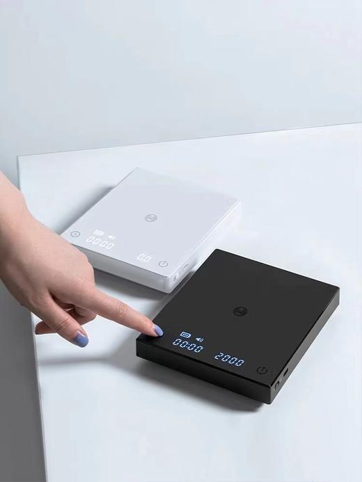 泰摩黑镜BASIC+咖啡电子秤 意式手冲器具专用 咖啡豆克称称重计时 商品图1