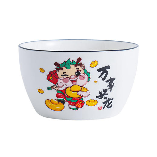 【万事兴马❗️国潮马年陶瓷礼盒】一碗热气腾腾的年味，一盘马腾虎跃的吉祥，一勺团圆的幸福❗️新年餐具开门红套装伴手礼，新年礼盒年货礼盒 商品图4