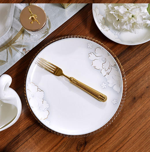 凡瑞斯玉落芳菲40头10人用骨瓷餐具 商品图2