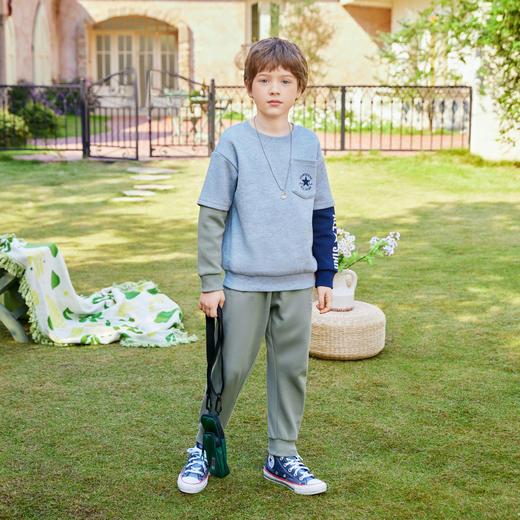 CONVERSE 春 大童小童婴童 儿童童装卫衣 CNVN-FF-F851 商品图3