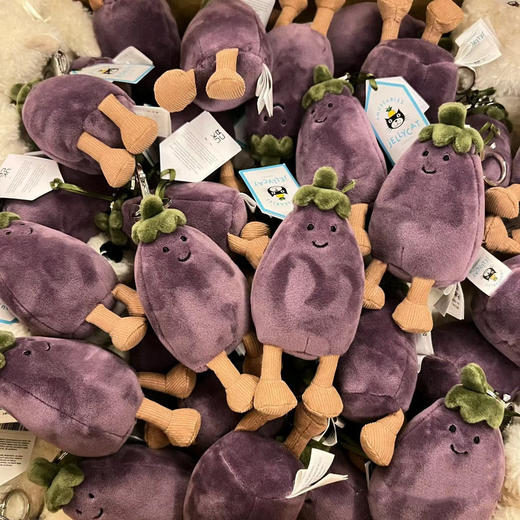 Jellycat 新宠，茄子挂件钥匙扣！ 商品图3