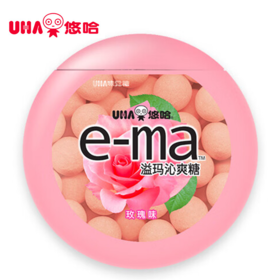 33g悠哈润喉糖玫瑰味