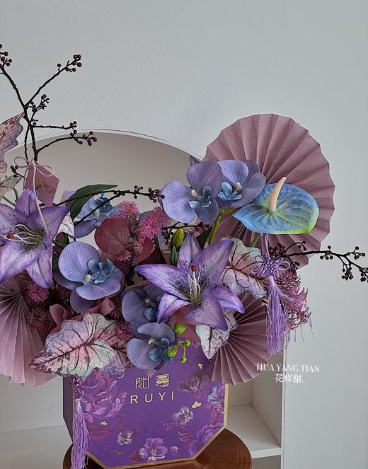 龙年仿真年宵花 紫气东来· 花盒 商品图2