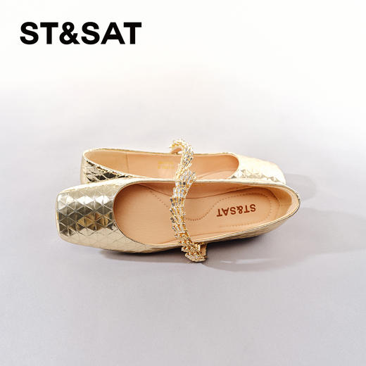 星期六精致方头一字扣玛丽珍SS4111131A 商品图2