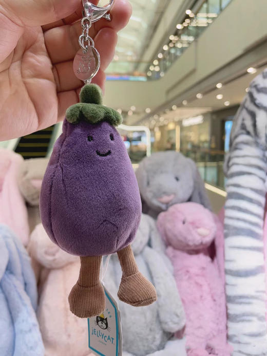 Jellycat 新宠，茄子挂件钥匙扣！ 商品图1