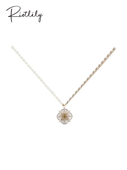 1F【Riotlily】艾特里里金秋物语系列项链天然珍珠设计短链女秋 商品图0