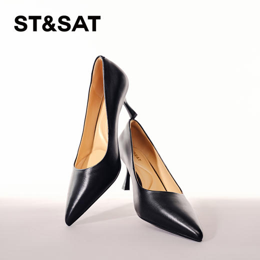 星期六经典简约尖头细高跟SSC1111086 商品图2
