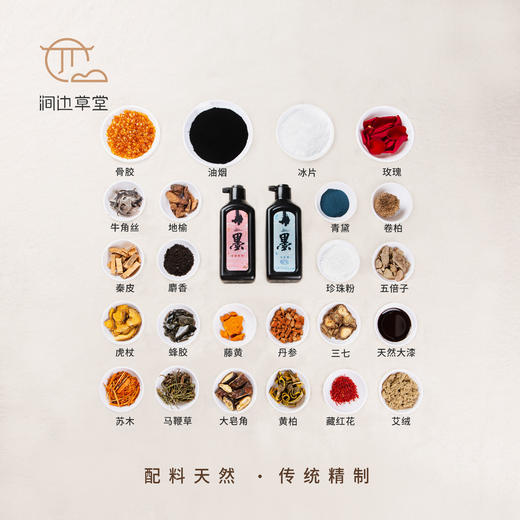 【涧边草堂精制】古法墨汁天然香型玫瑰冰片国投级 商品图1