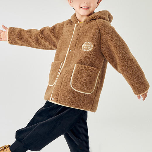 裁缝学苑TQ106童装麂皮绒外套纸样儿童连帽新款男童中长款版型 商品图5