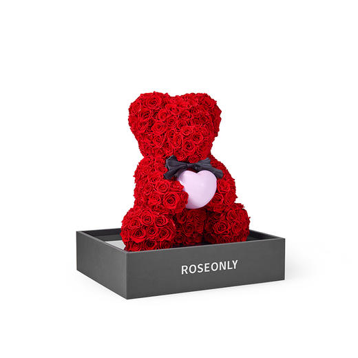 【爱礼告白】ROSEONLY诺誓 高级定制永生玫瑰系列玫瑰心意熊玫瑰心意兔送女友礼物 商品图6