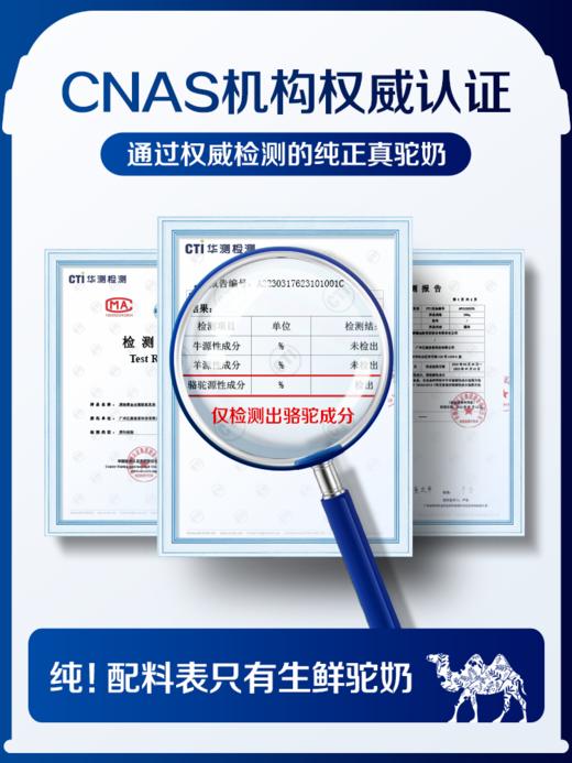 原始黄金纯驼奶粉正宗新鲜全脂骆驼奶粉300g*12罐 TZ 商品图3