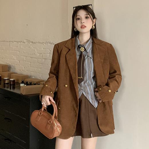 2024新款白鸭绒西装外套羽绒服厚款冬季外套百搭秋冬款西服修身款 商品图4