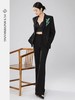 FUYAO扶摇 气质新中式国风套装女2024新款盘扣外套阔腿裤西服工装 商品缩略图4