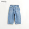 马克珍妮男童纯棉百搭牛仔裤直筒裤儿童裤子2024年春装新款240196 商品缩略图2