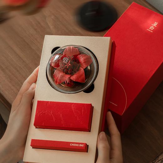 呈白 超吉木棉非遗瓷花香薰礼盒 商品图0