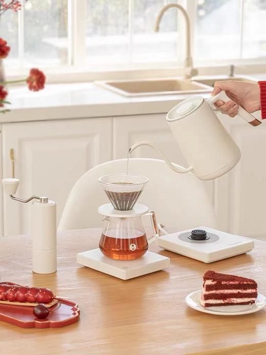 泰摩 进阶型家用手冲咖啡壶套装礼盒 温控手冲煮磨豆机电子秤滤杯 商品图2