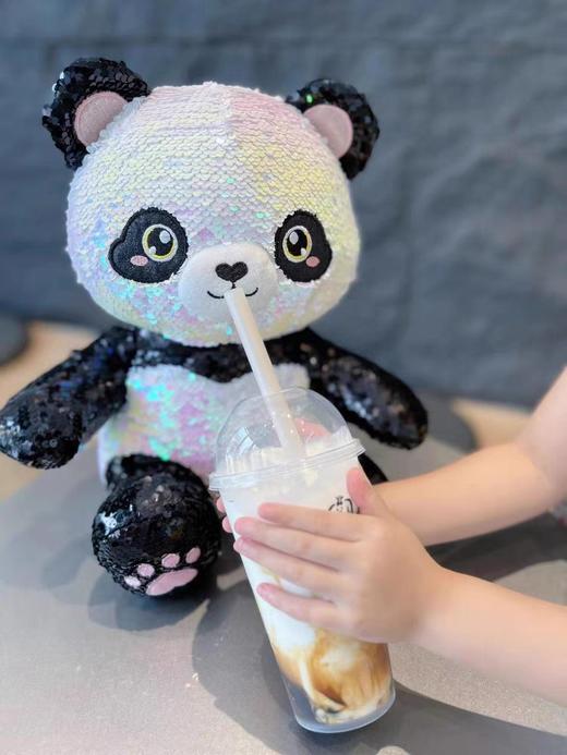 亮片独角兽DY026_S 丫丫—亮片大熊猫公仔 商品图4