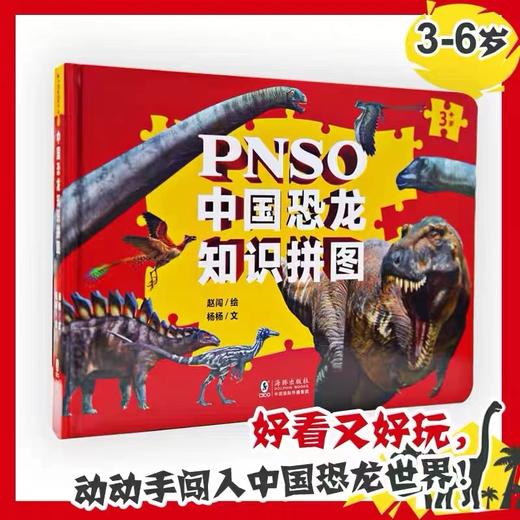 PNSO中国恐龙知识拼图（6幅拼图） 商品图0