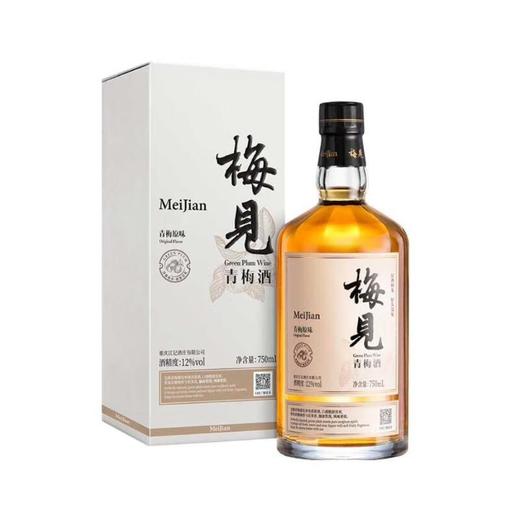 （万）梅见 青梅酒 12度 750ml 单瓶装礼盒 白梅见果酒 商品图0