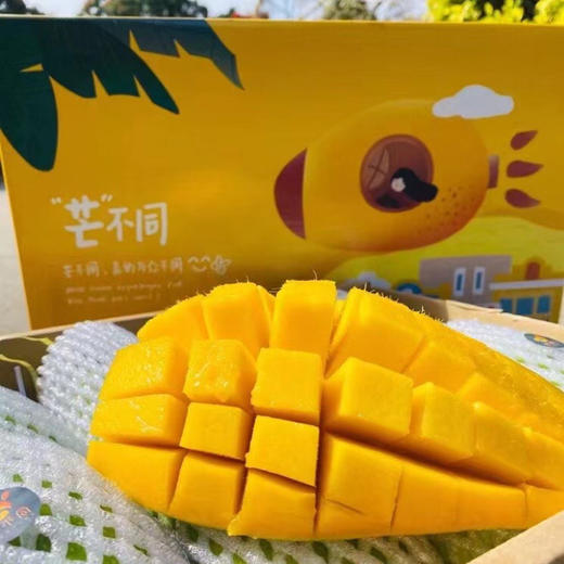 【海南金煌芒 】2025 当季现摘 皮薄肉厚 水嫩多汁 核薄纤维少 味道香甜！ 商品图4