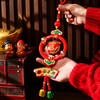 新年好物！【新年小挂件！把福气带回家】新年装饰布置用品小挂件龙年春节过年挂串鱼版入户门小铃铛挂饰，红金配色，喜气满满。 商品缩略图2