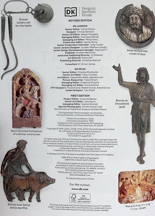 预售 【中商原版】Eyewitness系列 古罗马百科 英文百科 Ancient Rome Discover One of Historys Greatest Civilizations DK 商品图3