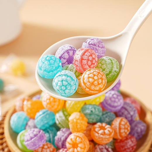 【吃糖补维C？什锦果味花瓣糖】46%維生素C，口感绵密，甜而不腻，水果味硬糖结婚喜糖结婚糖果独立包装零食小吃整箱休闲食品 商品图0