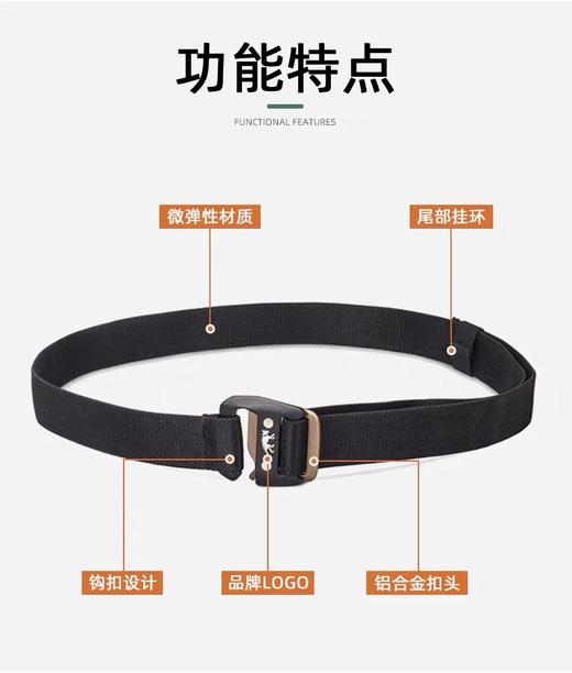 塔虎德国塔斯马尼亚虎 军迷特勤快换战术腰带 户外尼龙轻量通用型 商品图8