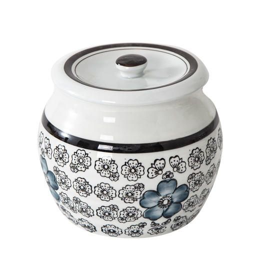 大容量陶瓷猪油罐耐高温中式油泼辣子调料盐罐厨房荤油辣椒罐家用 商品图3