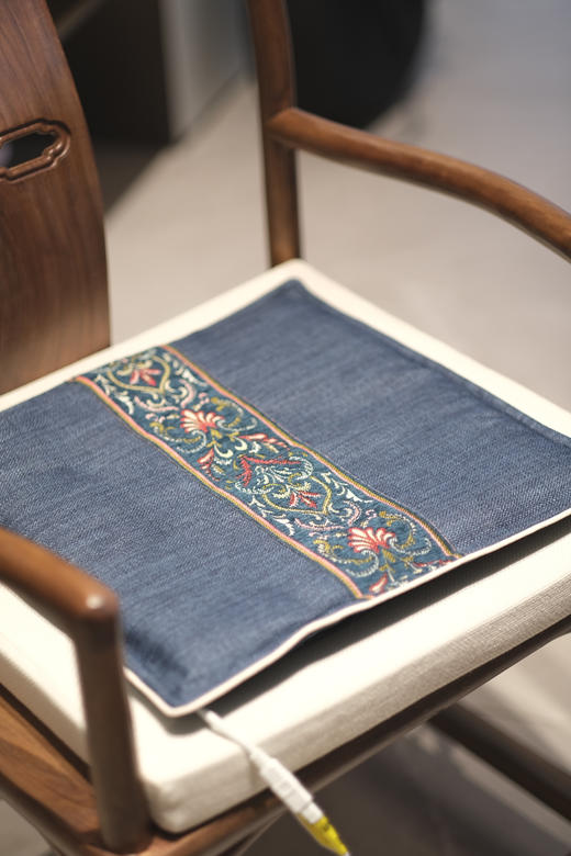 【蕲艾绒坐垫电加热】暖冬养生好物  600g蕲艾绒/静坐养生，暖膝盖/暖腿/暖小腹/暖背... 商品图1