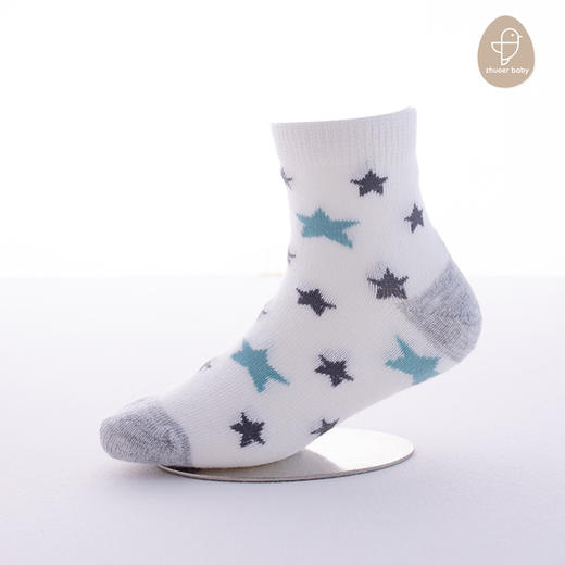 卓儿宝宝袜子男女童透气舒适棉袜中筒袜短筒袜 商品图8