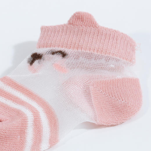 8双装 不闷脚透气网眼 男女童轻薄袜子夏季吸湿排汗FB231P028
 商品图7
