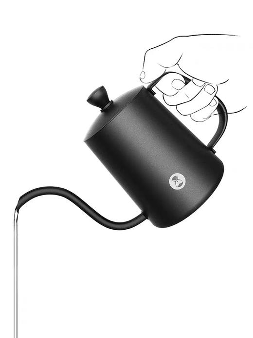 泰摩 鱼三手冲咖啡壶 鱼3挂耳冲泡壶304不锈钢滴漏式家用长嘴壶 商品图0