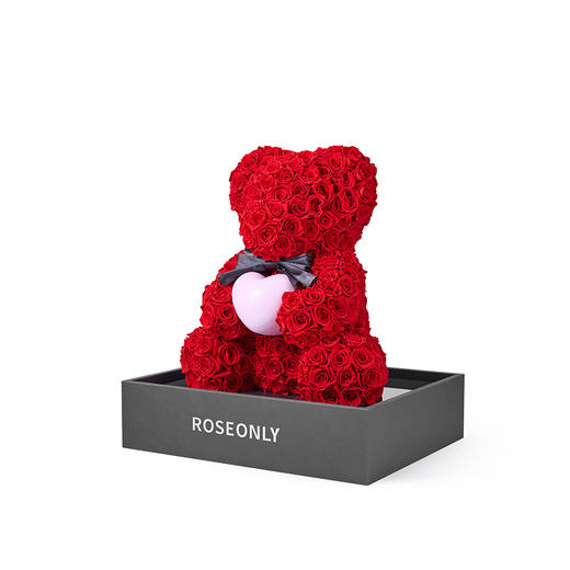 【爱礼告白】ROSEONLY诺誓 高级定制永生玫瑰系列玫瑰心意熊玫瑰心意兔送女友礼物 商品图5