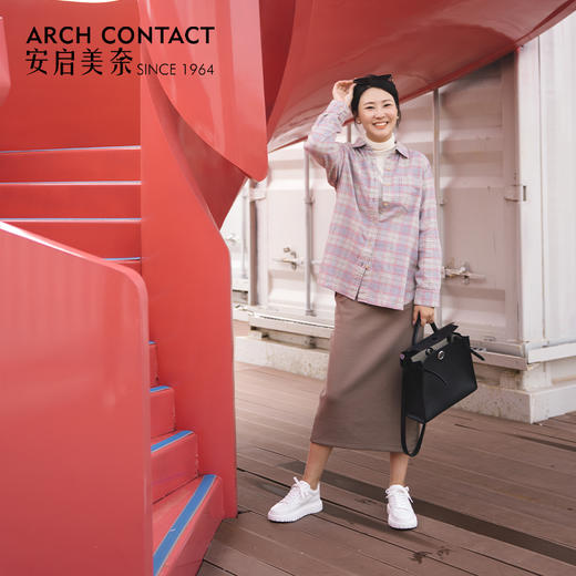 舒适百搭 | ARCH CONTACT安启美奈·秋季云朵舒适鞋垫休闲小白鞋 商品图8