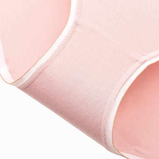 洁丽雅4条装女士内裤日系短裤头中腰新款甜美简约女生内裤女 商品图6