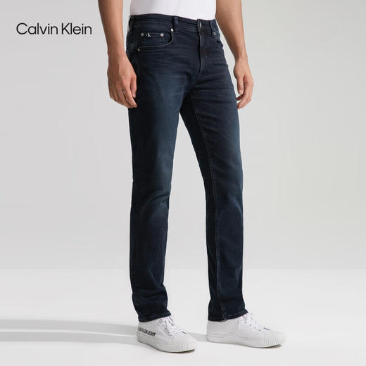 【海南专供价】CKJ新款男士经典贴章休闲合体水洗微弹牛仔裤J324983 商品图0