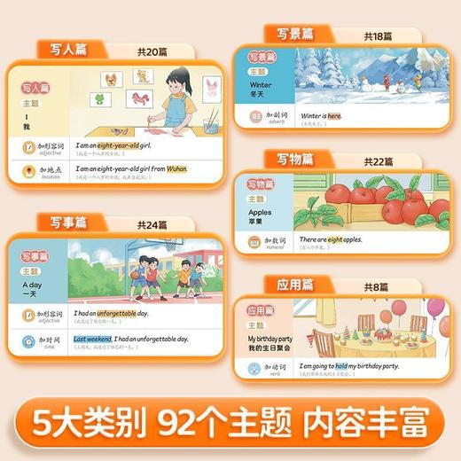 【会员专享】一看就会扩句法小学通用英语3-6年级单词 商品图7